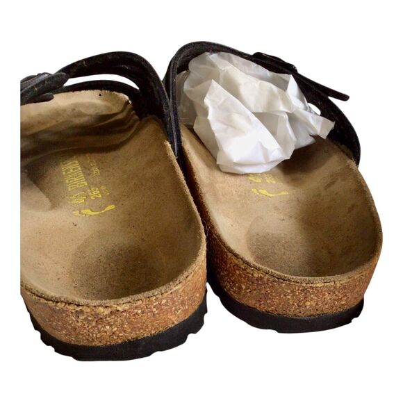 Black BIRKENSTOCK Granada Adjustable Buckle Slip On Sandal Sz 41 10 - Picture 7 of 11